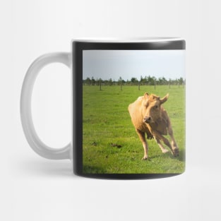 Dog herding cattle Mug